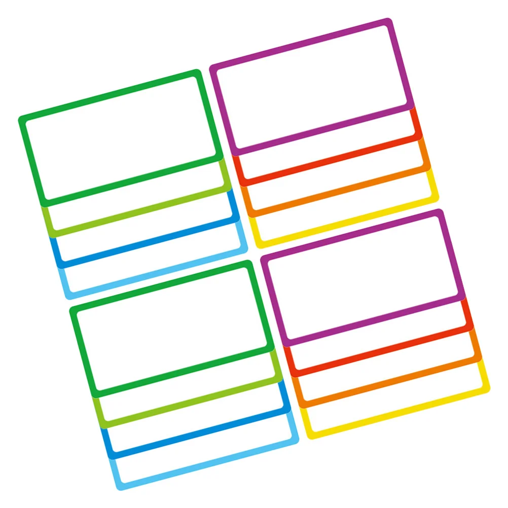 

16 Pcs Sticker Magnetic Name Tape Convenient Tags Class Schedule Dry Erase Magnets Labels Refrigerator Staff