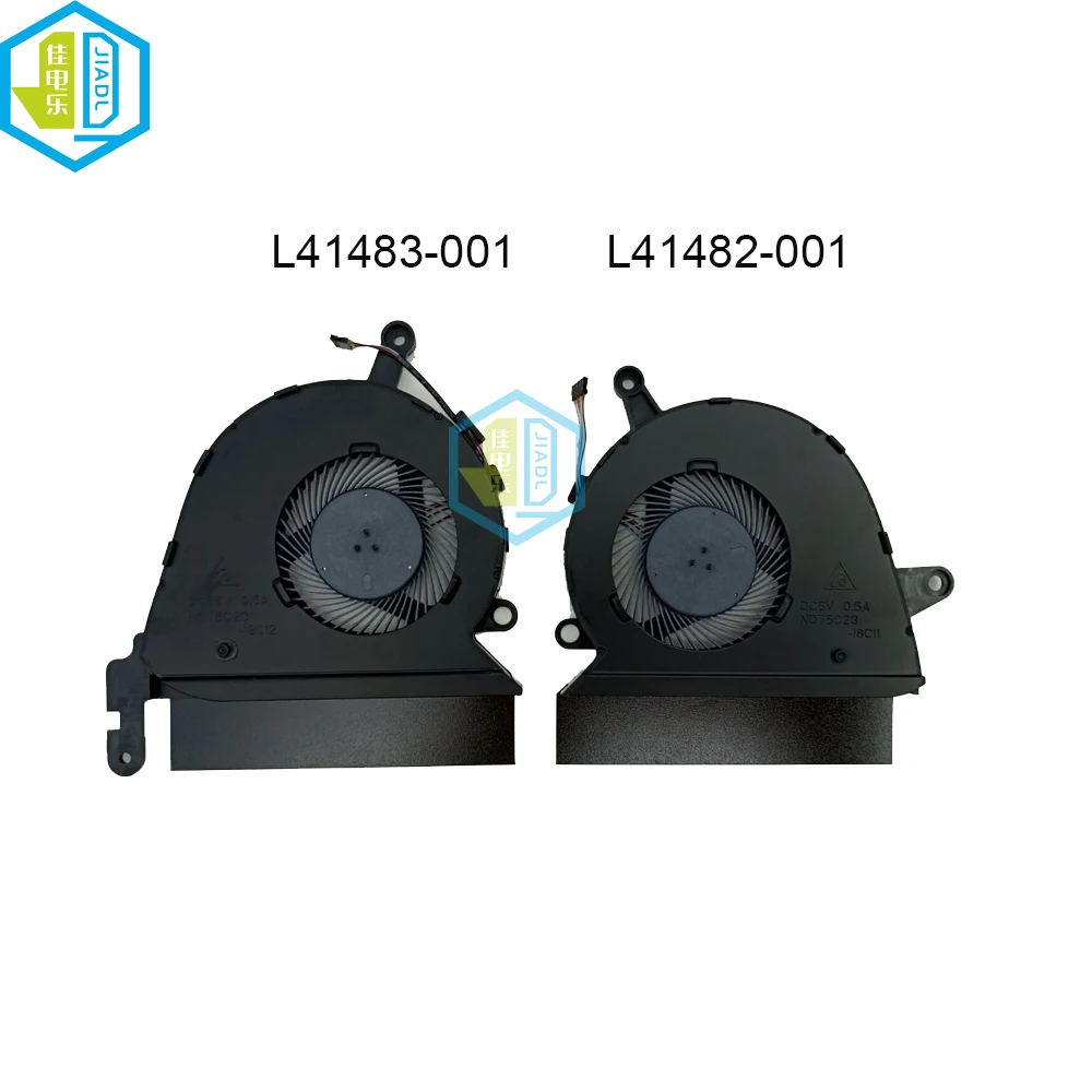 Ventiladores Refrigerando do Refrigerador do Processador Central do Computador Portátil Gpu para hp Spectre X360 15-df 15t-df 15-df000 Nd75c23 18c11 18c12 L41482001 L41483-001
