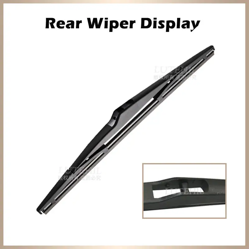 Wiper 12" Rear Wiper Blade & Arm Set Kit For SsangYong Kyron 2007 2008 2009 2010 2011 Windshield Windscreen Rear Window 4
