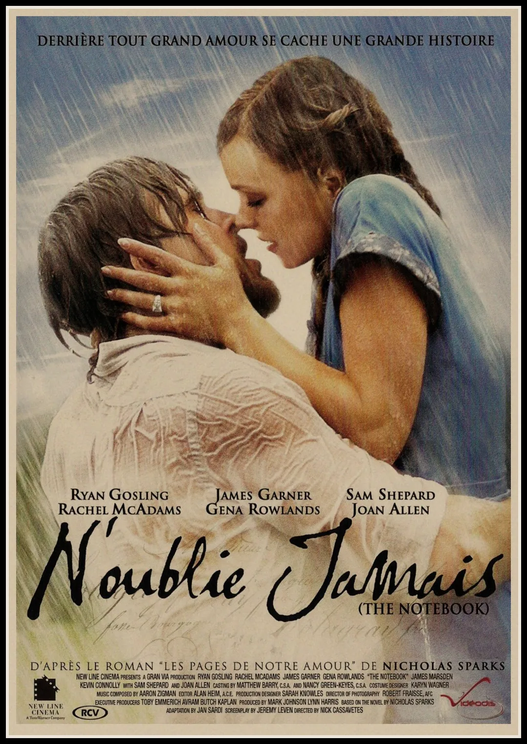 ROMANTIC MOVIE The Notebook Retro Poster Vintage Poster Wall Decor for Home Bar Cafe Personalised Room Decoration