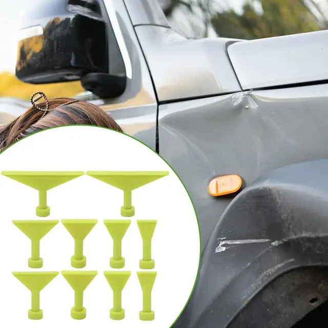 Dent Removal Puller Tabs - 10-Pieces No Paint Dent Repair Pulling Tabs