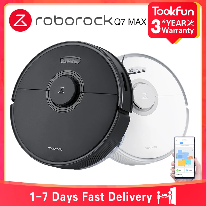 Roborock Q7 Max Robot Vacuum Cleaners For Home 4200PA Cyclone