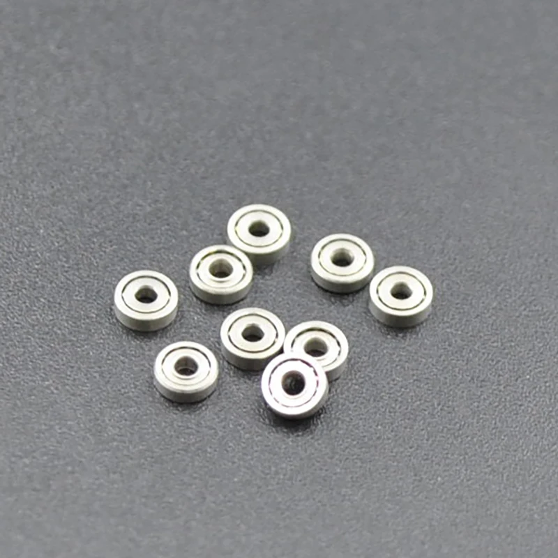 10/100pcs 1x3x1 mm 681 ZZ Mini Bearings Kit 1 mm Bore Parts Accessories 1 3 Toy Bearing