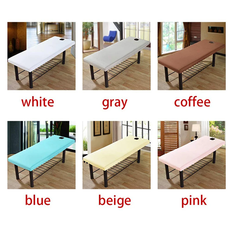 Universal Home Textile Brushed Beauty Bed Beauty Parlour Massage Physiotherapy Bed Hat Cover Textile Supplies