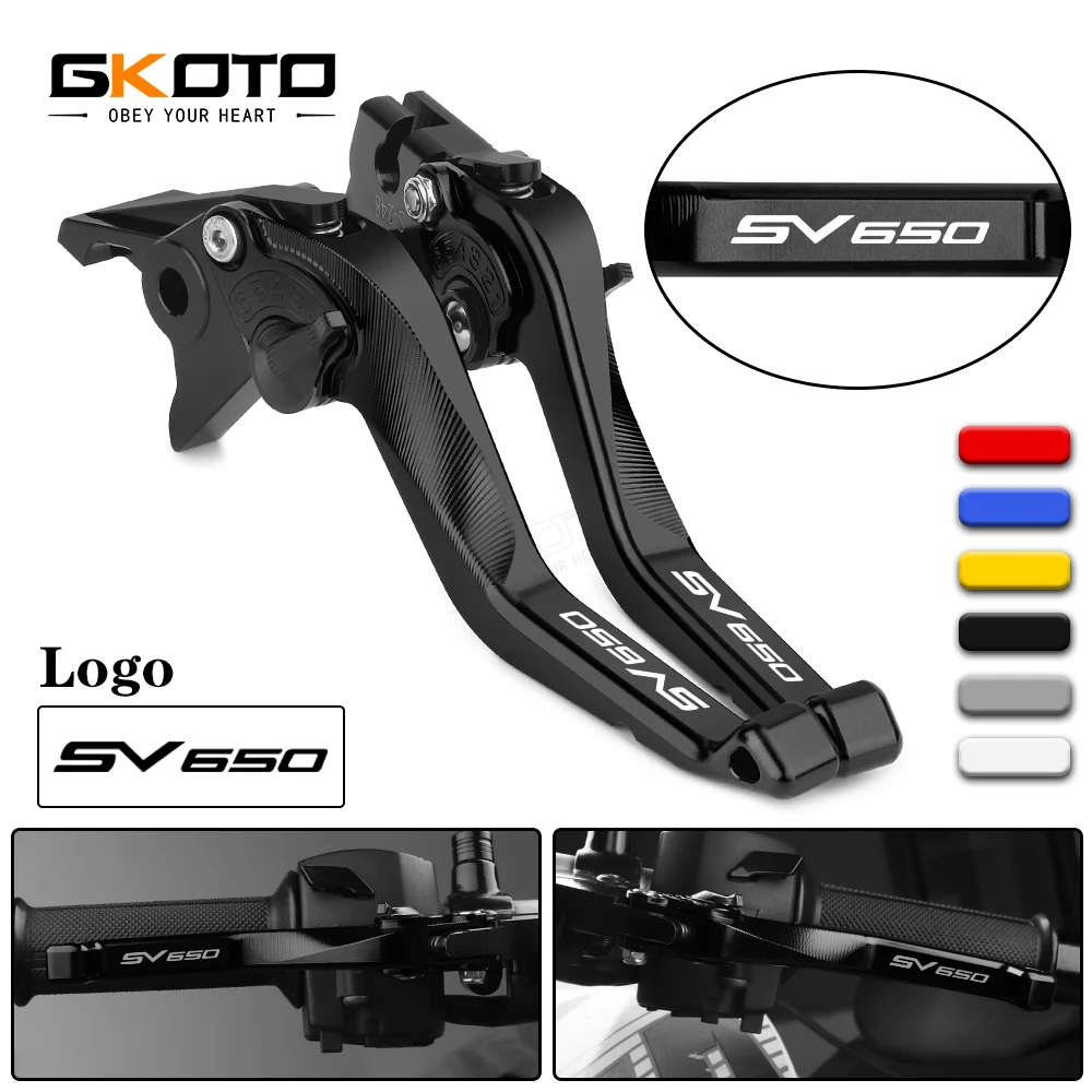 

For Suzuki SV650 SV 650 1999-2009 2008 2007 Motorcycle CNC Adjustable Short Brake Clutch Levers Accessories