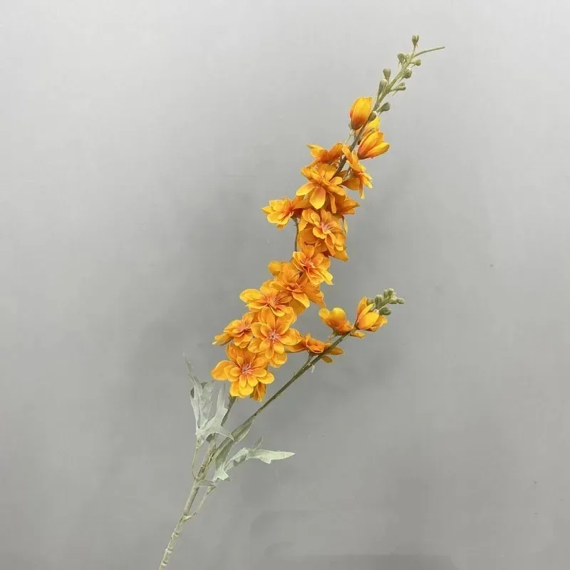 86cm künstliche Blumen Delphinium Blume Zweig gefälschte Blatt Hochzeit Dekoration im Freien DIY für Zuhause dekorative Vase Zubehör – Detail 9