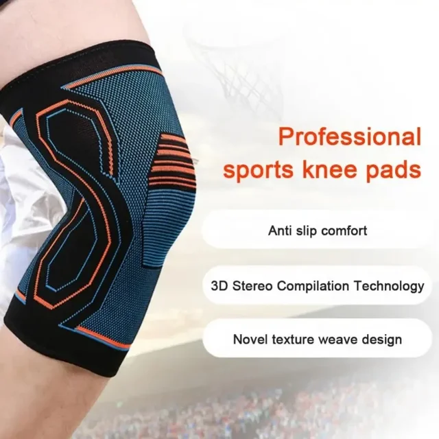 Compression Knee Pads Knee Support Sleeve Gym Sports Protector Basketball Volleyball Run Fitness Equipment Knee Protection 4