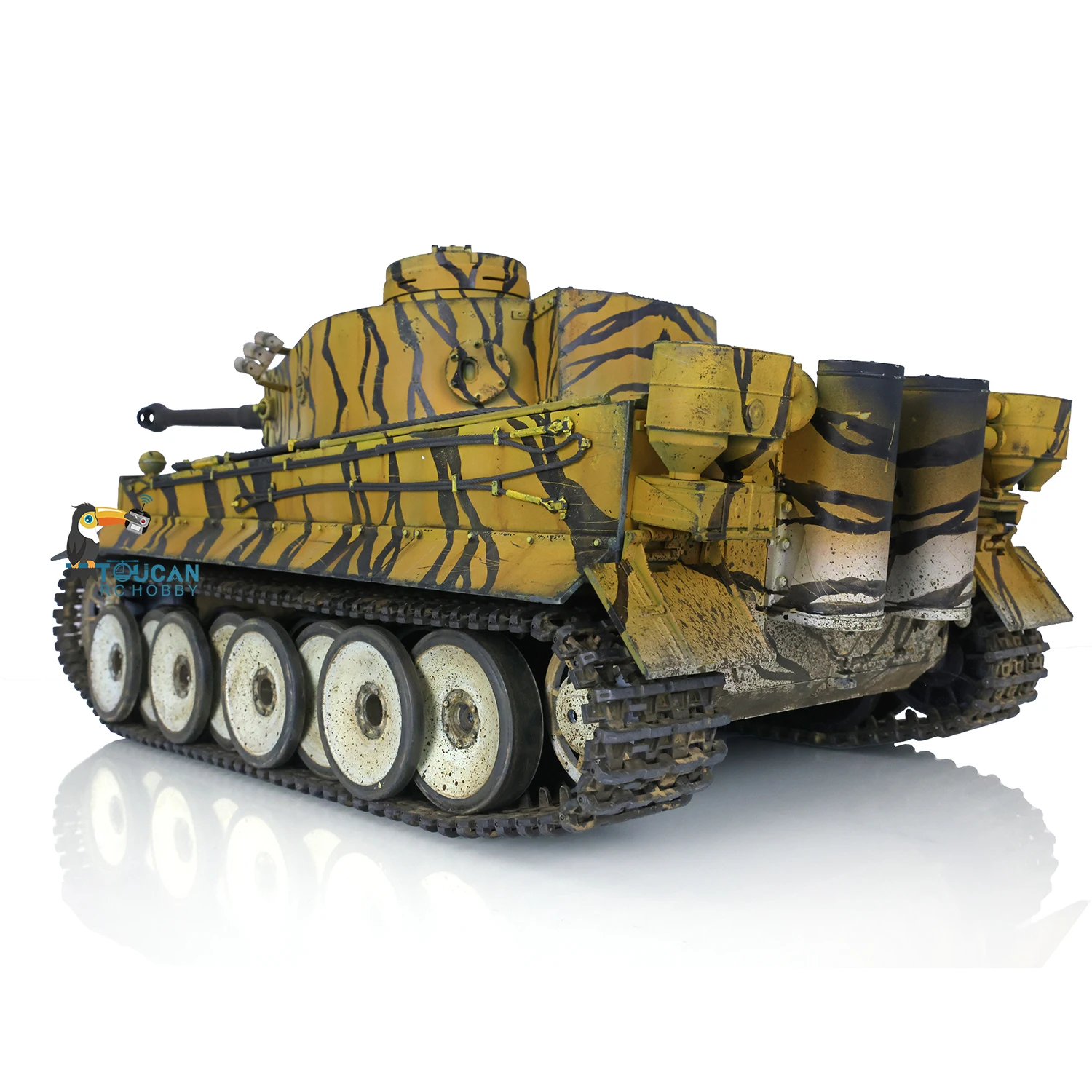 Heng Long HL 7.0 Tiger I RTR RC Tank 1:16 3818 FPV Camera Hand Painted Color Toys Remote Control Military Car Toys Gifts 6