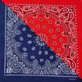 Navy blue red