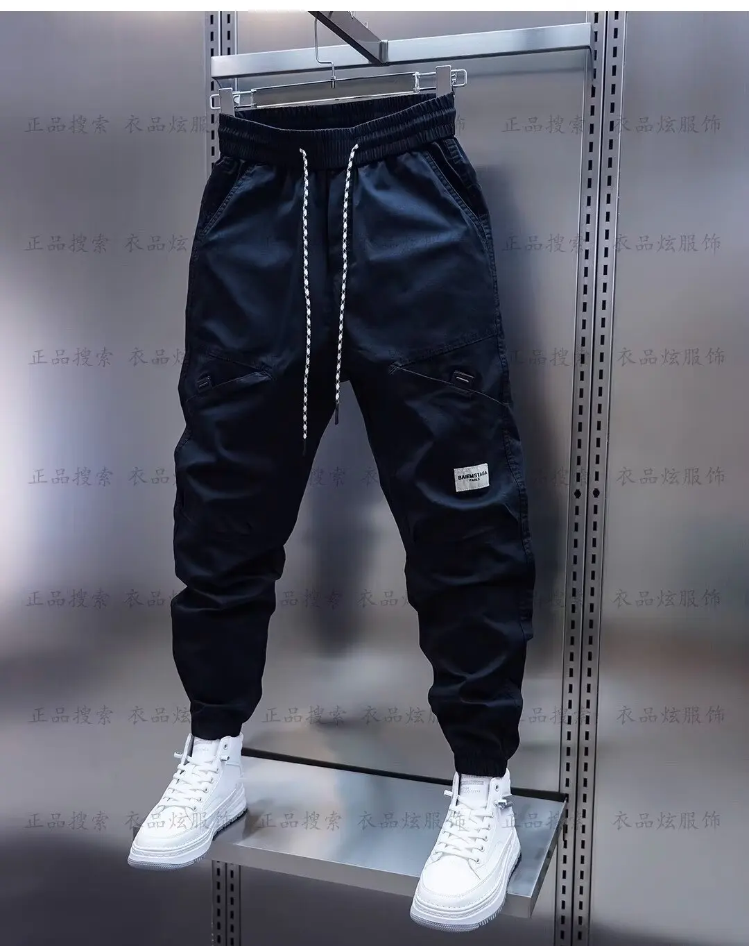 Luxury Cargo Harem Pants Outdoor Camping Sports Casual Pants Jogger Sweatpant korean Fashion High Quality Brand Men's Clothing 2