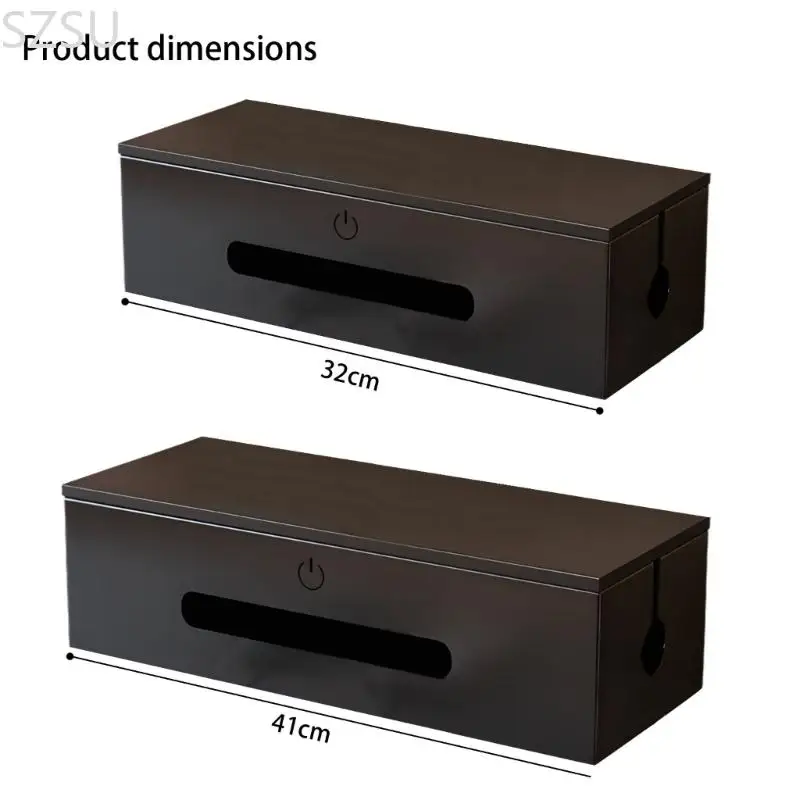 SZSU는 목재와 강철을 결합한 사무실 또는 가정용 매끄러운 32cm 코드 컨실러 상자