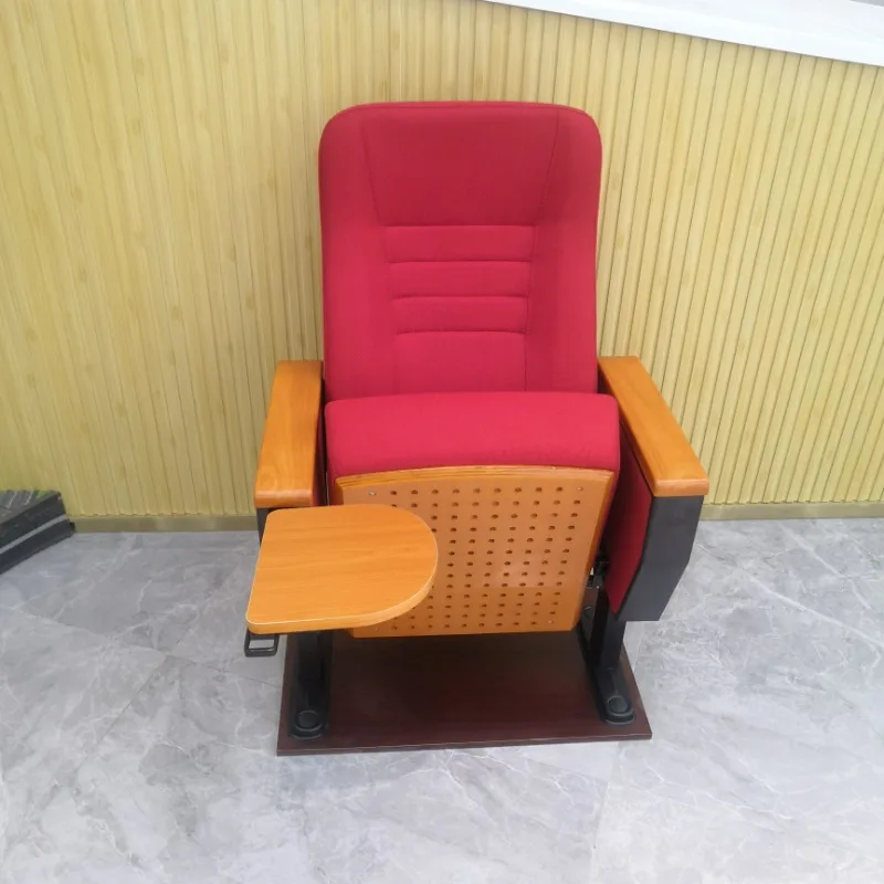 1pcs  popular cinema Theater chairs bus chairs churches chair student Fabric wooden color customized office chairs