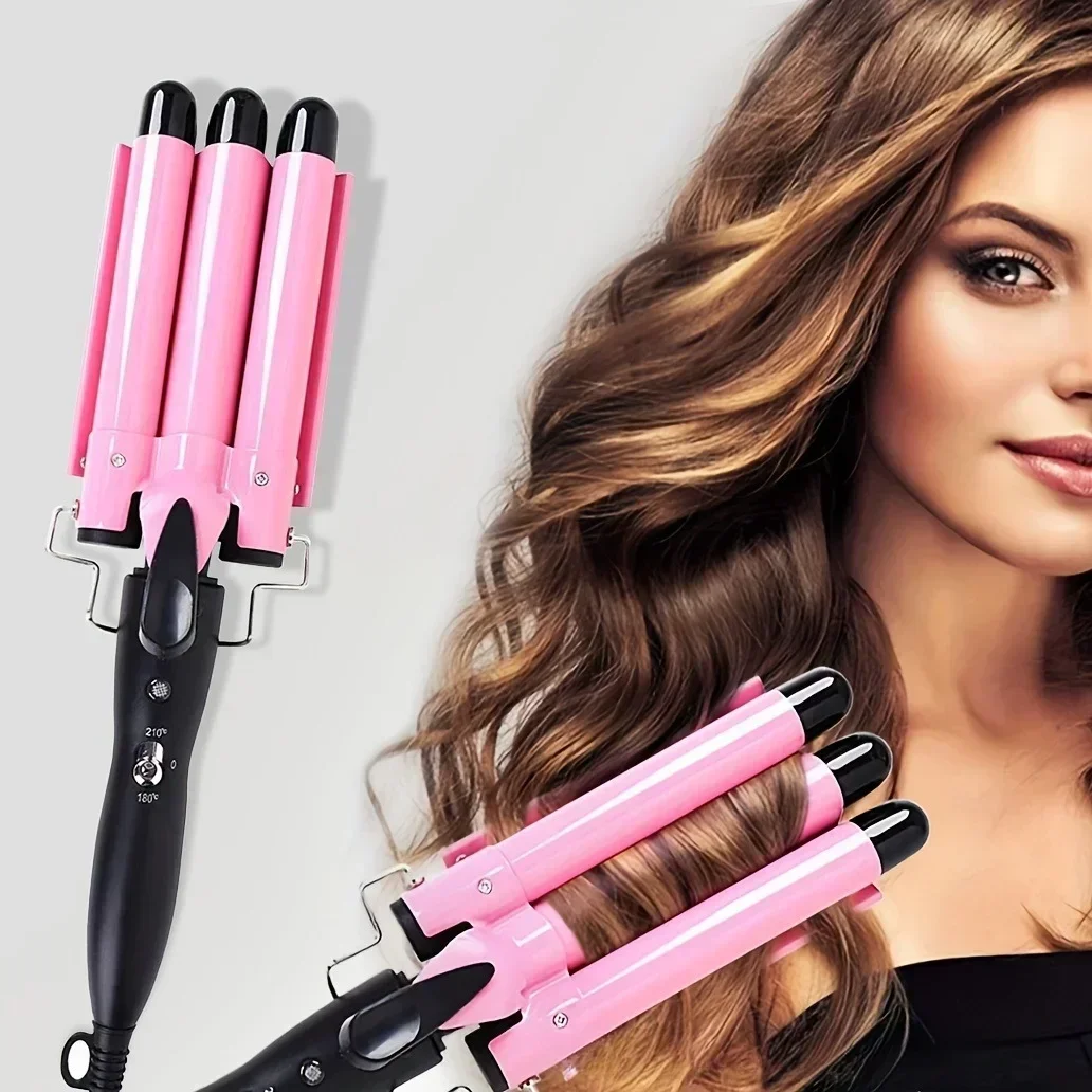 Hair Curler Hair Iron Professional Hair Curling Iron Ceramic Triple Barrel Hair-Curler Irons Hair Wave Waver Styling Tools Styler Wand for Woman