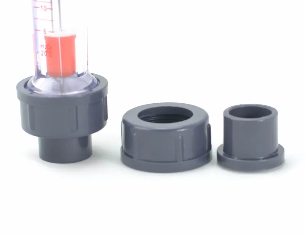 Water Flow Meter LZS-15 6 to 60L/H ~ 1000L/H Pipeline water rotameter LZS flow meter