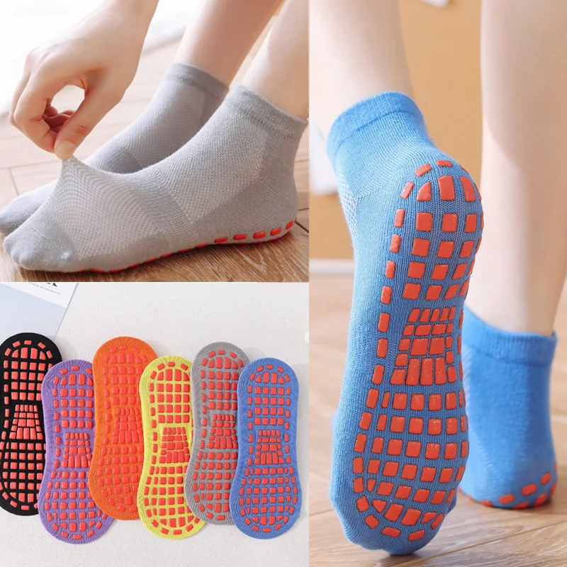 

Kids Adults Anti-Slip Socks Parent-Child Trampoline Sock Cotton Socks Elasticity Sports Boys Girls Outside Children Socks