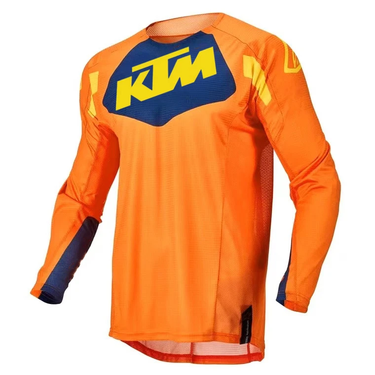 KTM 산악 자전거 내리막 저지 긴 소매 MTB 셔츠 오프로드 DH 오토바이 모토 크로스 스포츠웨어 의류 모토 크로스 의류