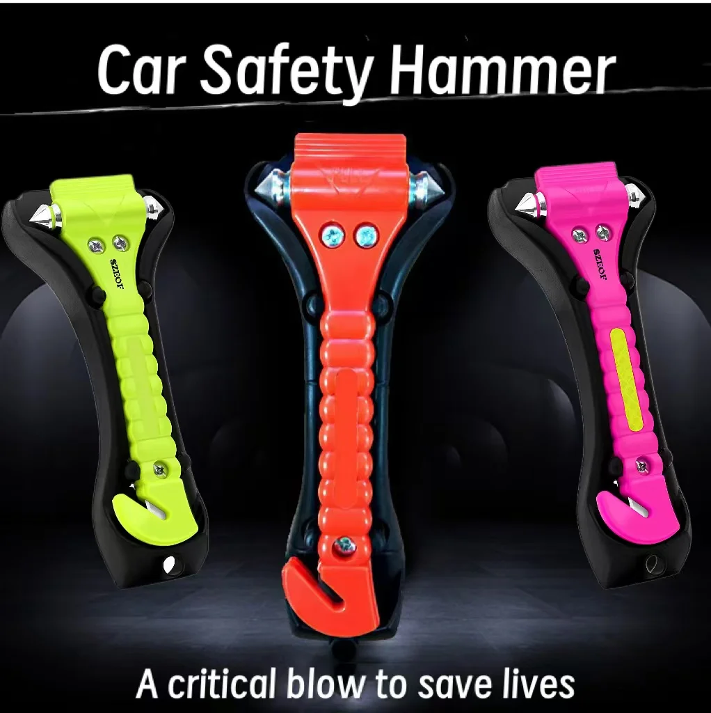 Multifunctional Car Emergency Window Breaker Hammer Tool