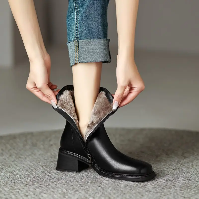 white christmas dresses Buy Women's Black High Ankle Top Winter Chelsea Boot Online