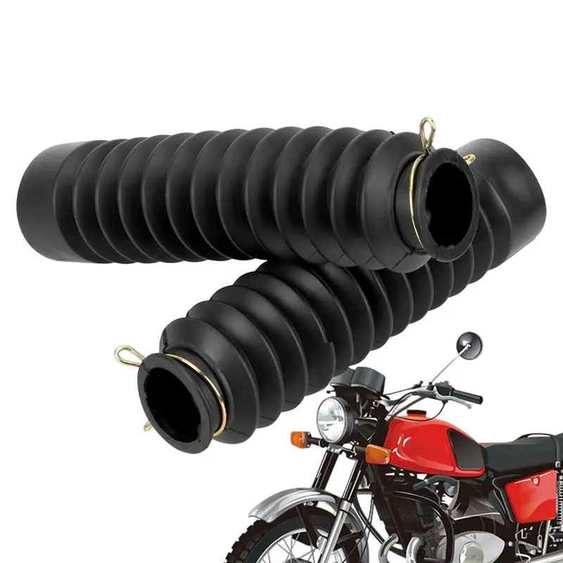 

2pcs Rubber Motorcycle Front Fork Cover Gaiters Gators Boot Shock Protector Dust Guard For Motorcycle Off Road Pit Dirt Bike