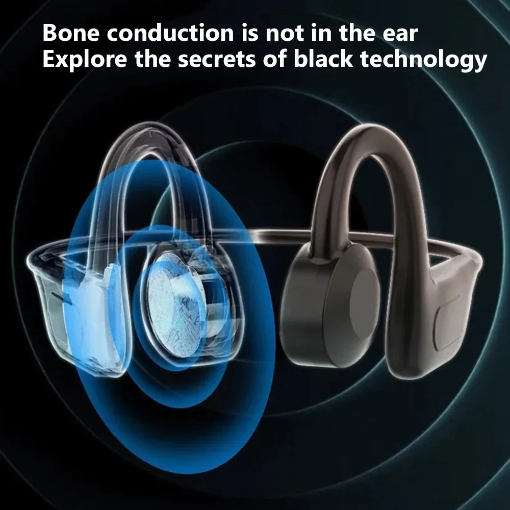 2026 New Bone Conduction Bluetooth Earphones Air Conduction Bluetooth Earphones Card Insertable Sports Waterproof Sweat Proof_voghion.com