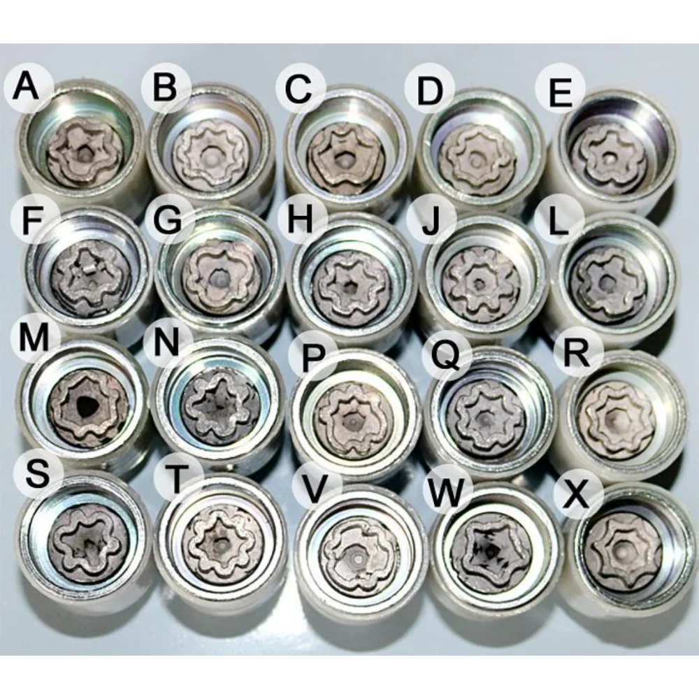 AZGIANT Tire Antitheft Screw Sleeve Wheel Bolt Lock Nut Key Tools For