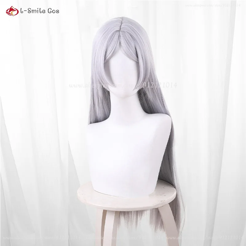 Frierenn Cosplay Perücke 65cm Silberweiß Synthetik Hitzebeständig Anime Halloween 20 Frierenn Cosplay Perücke 65cm Silberweiß Synthetik Hitzebeständig Anime Halloween 9