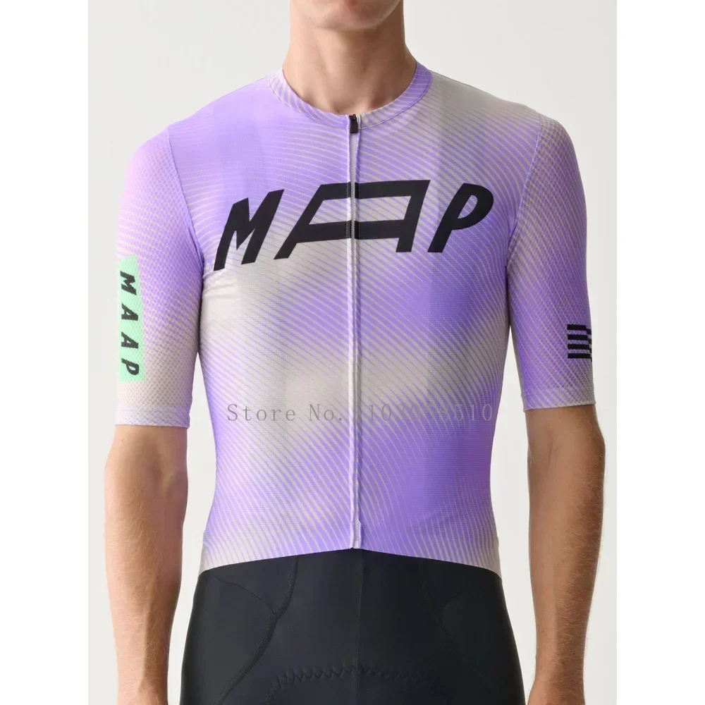 new Cycling Jersey for Men short Sleeve Pro Team MTB Road Bike Clothing Breathable Bicycle Shirts 2025 Mountain Bicycle Clothing 2