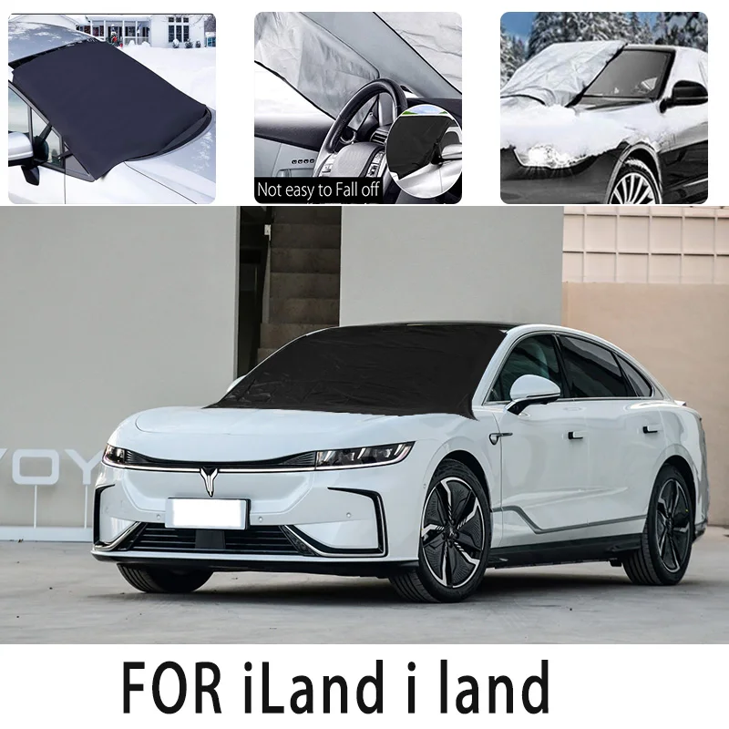 

Car snow cover frontcover for iLand iland Snowblock heat insulation sunshade Antifreeze wind Frost prevention car accessories