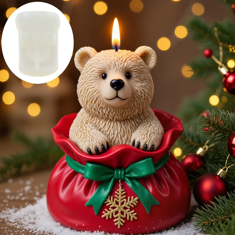 ChristmasGiftBagBearCandleSiliconeMoldGiftBagCrawloutCuteBearCandleMoldBowGiftBagBearResinMouldGypsumMolds-AliExpress15
