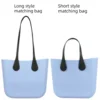New Tanqu long short obag Slim pu leather Handles for O bag shoulder hand hold straps accessories 5