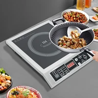 Портативная электрическая индукционная варочная панель с 10 уровнями температуры |   Индукционная варочная панель из микрокристаллического стекла 3500 Вт — изображение 6