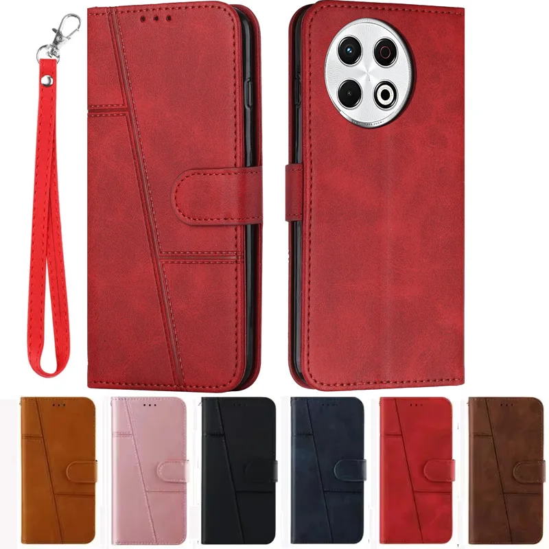 Luxury Leather Magnetic Flip Wallet Book Cover