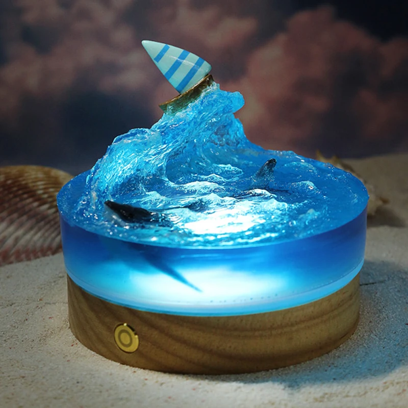 ocean-adventure-theme-night-light-resina-table-light-arte-criativa-decoracao-veleiros-sea-wave-shark-lamp-theme-usb-charge