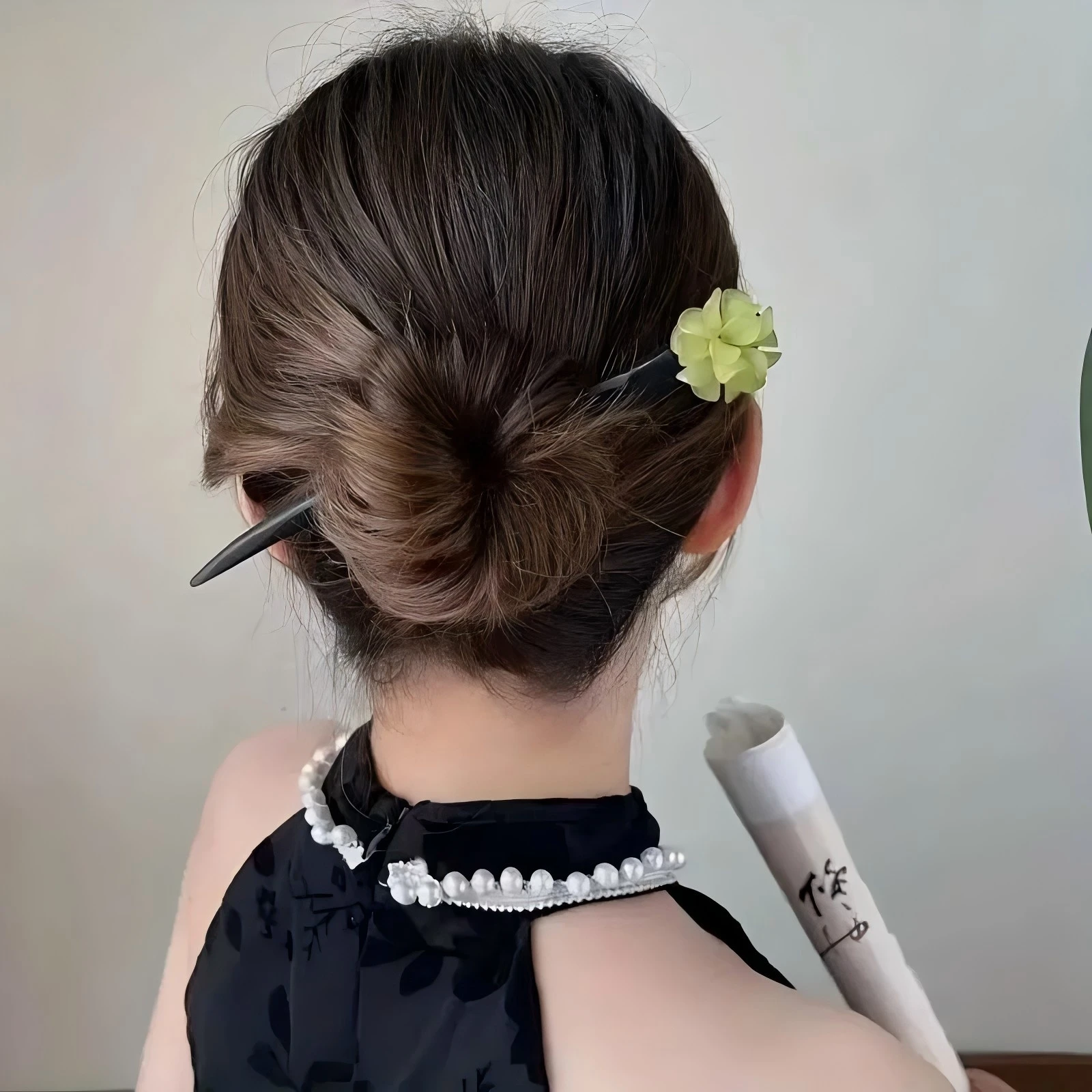 Hair Stick 3pcs Elegant Women's Hair Sticks Woodiness Flower Hair Needles Daily Holiday Fashion Accessories Girl Accessories Clip