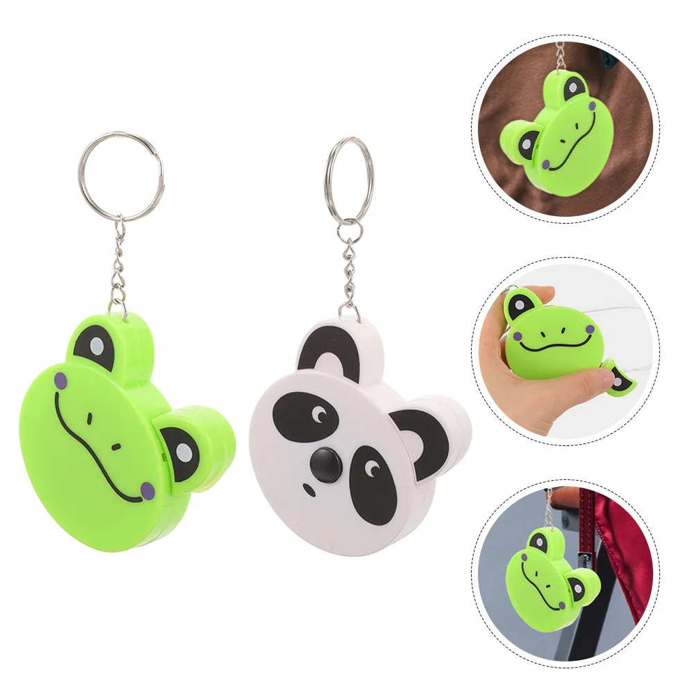 

2pcs Tape Measure Pendant Pocket Tape Measure Retractable Tape Measure Accessory