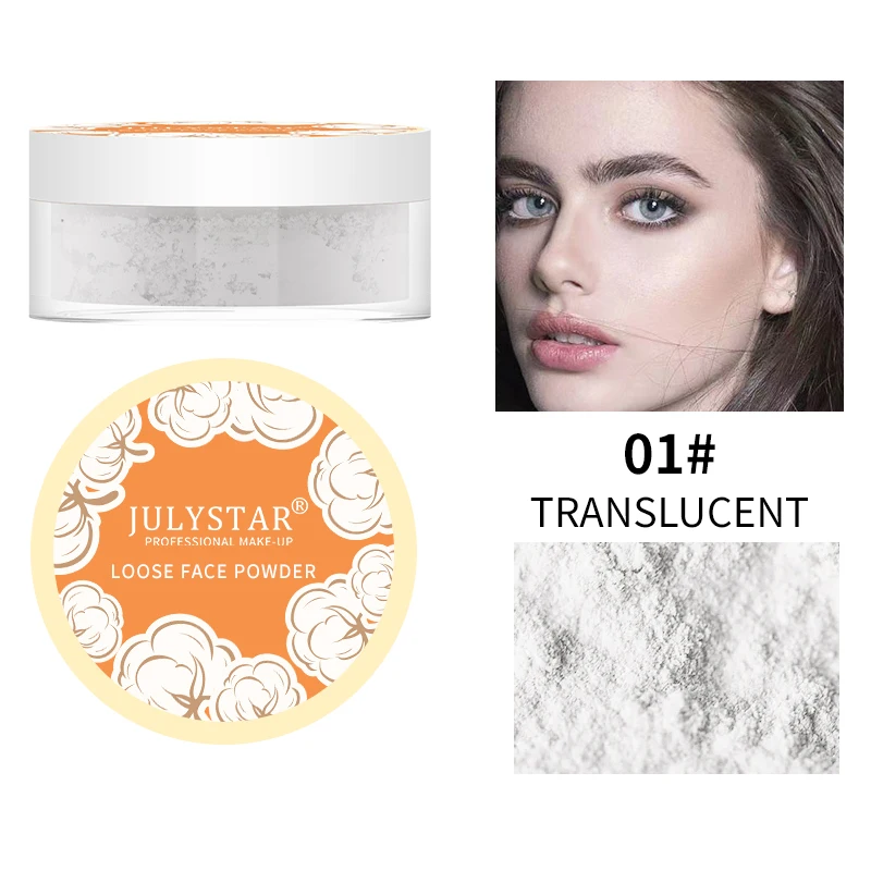 Light Nude Matte Concealer Setting Powder Waterproof Sweatproof Long Lasting Naturally Slimming Oil Controlling and Long Lasting