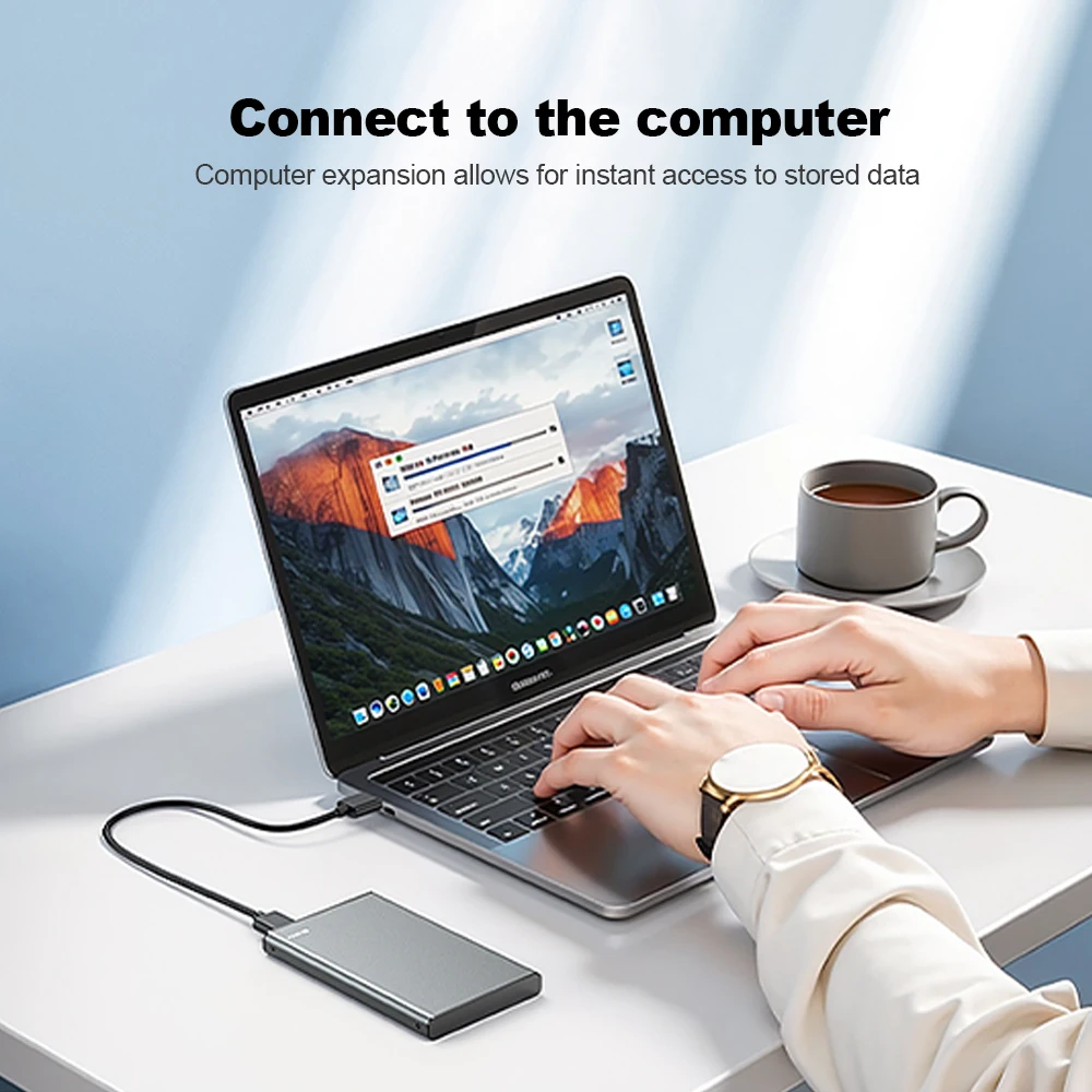 KEBIDUMEI USB 3.0 HDD 인클로저 2.5인치 SATA HDD SSD 외장 하드 드라이브 케이스 5Gbps 고속 외장 하드 디스크 박스 (PC용)