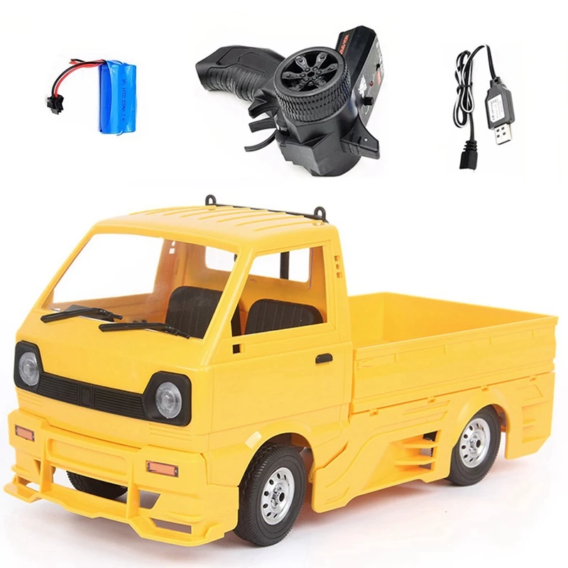 

For WPL D12 1/10 2WD RC Car Simulation Drift Truck Climbing Car LED Light On-Road RC Car Toys For Boys Kids Gifts