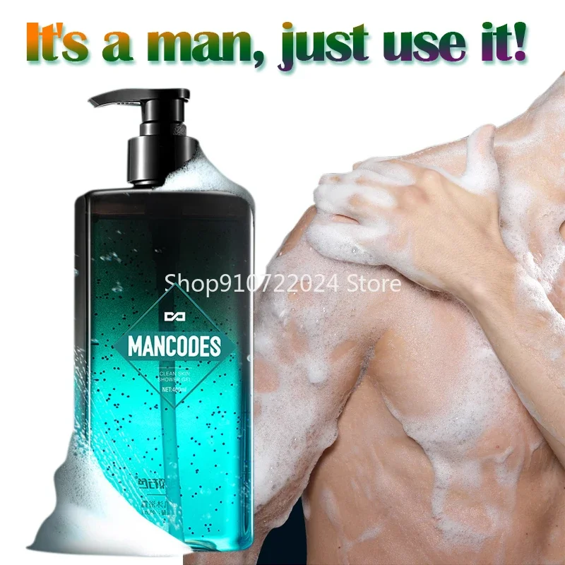 400ml Natural Shower Gel for Man Bath Bottle Moisturizing Oil Control Body Wash Skin Care For Man as Gift