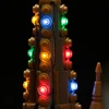 12PCS 1x1 Dot Water Lamp Compatible Building Blocks Decorate  House Automobile Garden Lawn 8 Modes Lighting DIY 5