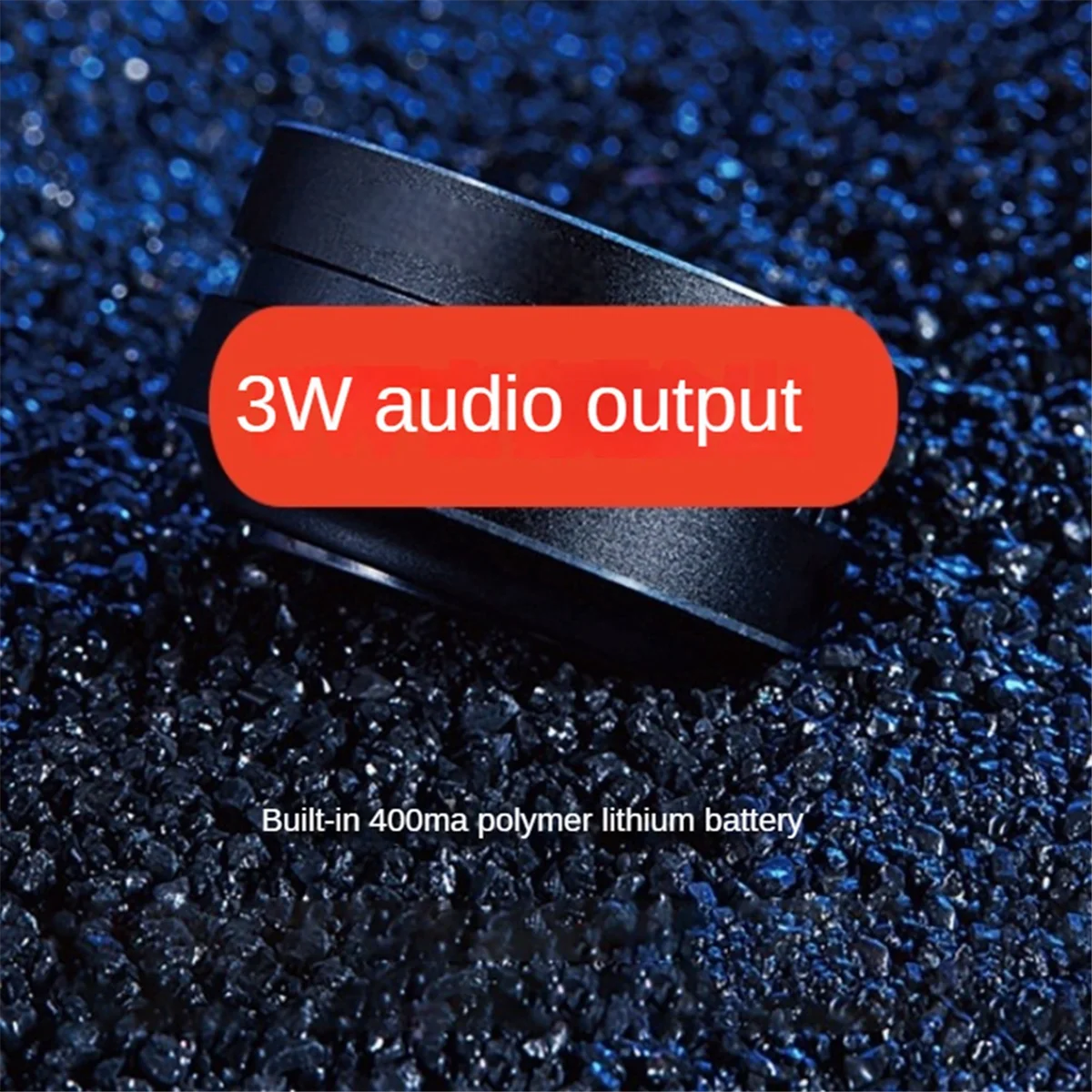 Bluetooth Speaker Portable Speaker Mini Bluetooth Speaker Audio Speaker Bone Conduction Speaker Portable Mini Bluetooth Speaker Turns Anything Into A Speaker Wireless Bone Conduction Induction Vibration