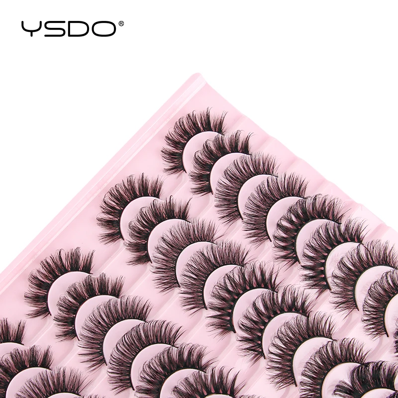 Russian Curly Mink Eyelashes Natural Soft Dramatic