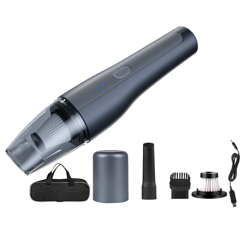 

Car Vacuum Cleaner 5000PA Cordless Handheld Vacuum Cleaner For Home Interior Cleaning With Storage Bag Replace Filter
