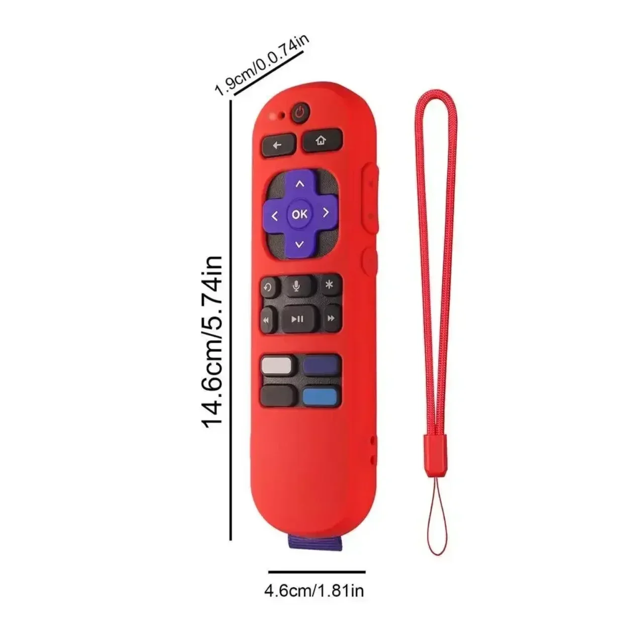 Express 4K+ Silicone Remote Cover For TCL Hisense ForRoku TV Remote Sleeve Skin Smart TV Case Protective Sleeve silicone remote case,silicone remote cover,silicone remote sleeve,remote controller cover,silicone case protector