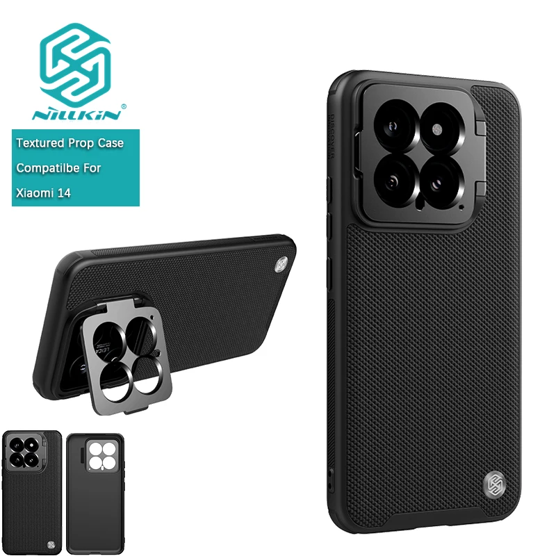 

Nillkin для Xiaomi 14 Pro Текстурированный чехол ProP Uni fiber 3D Трехмерная текстурированная крышка объектива 2-в-1 чехол для Mi 14 Ультра чехол
