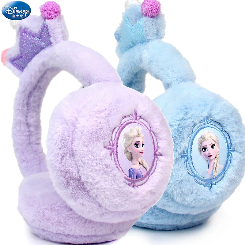 Disney Frozen orejeras de felpa suave para niños y niñas, orejeras cálidas  de Elsa, Spider Man, calentador de invierno, orejeras de protección contra  el frío al aire libre| | - AliExpress