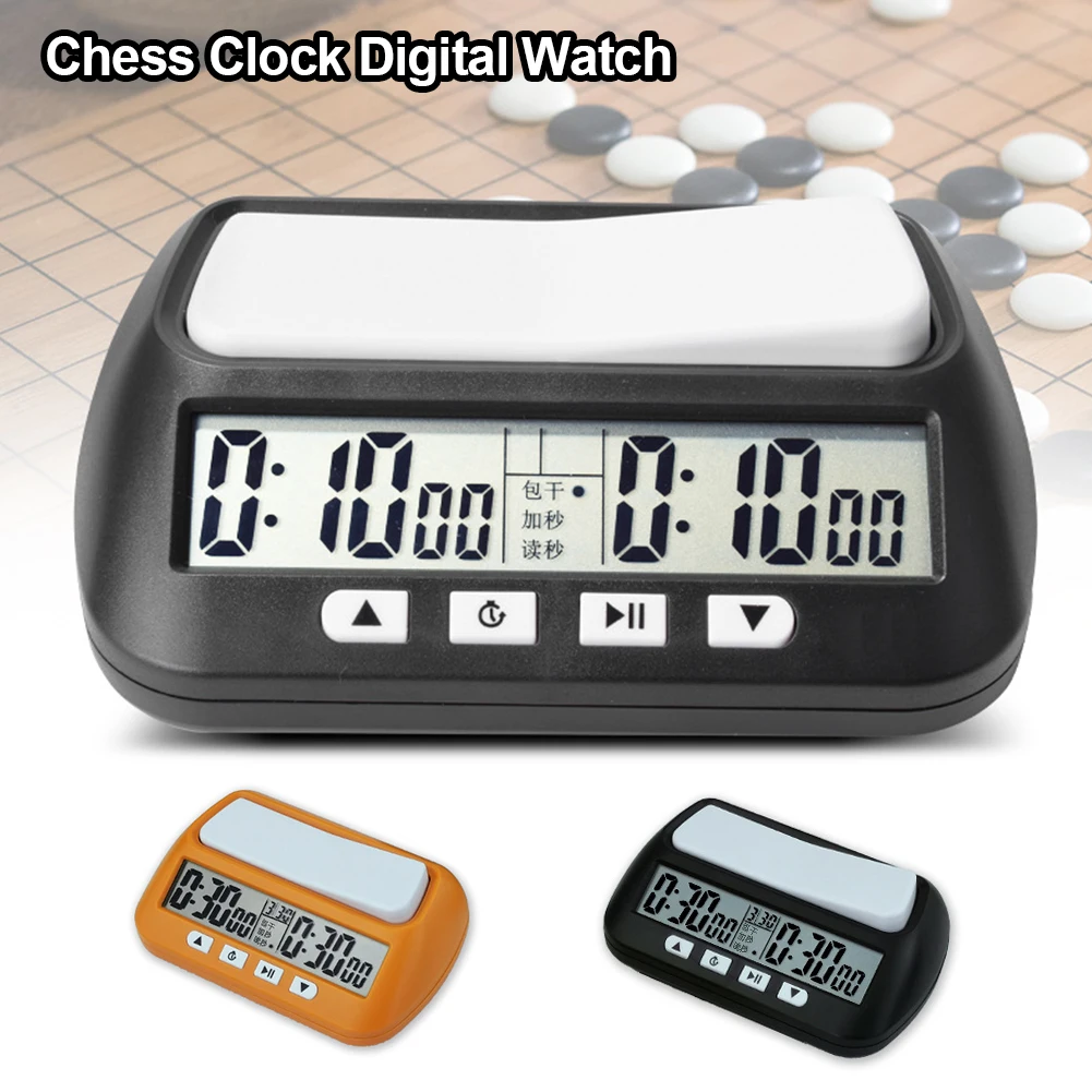 Domary 3 em 1 multifuncional portátil profissional relógio de xadrez  cronômetro de xadrez digital cronômetro de jogo