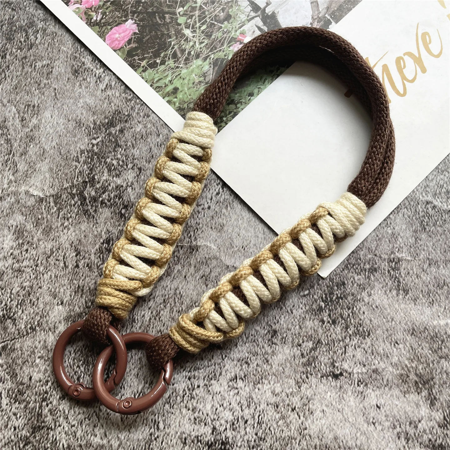 Cotton Wrist Strap Lanyard for Phone Accessories – Soft, Decorative Hanging Cord
