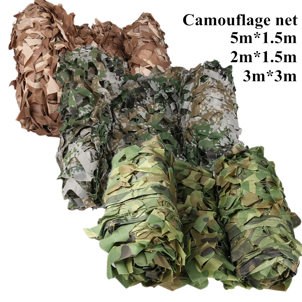 5x1.5m Oxford Woodland Camouflage Military Army Camo Hunting Shooting Cover