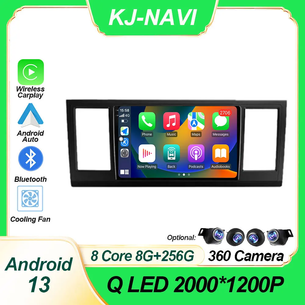 

For VW Volkswagen Caravelle 6 T6 2015 - 2020 Android 13 Auto BT GPS WiFi Car Radio Multimedia CarPlay Video Player Navigation